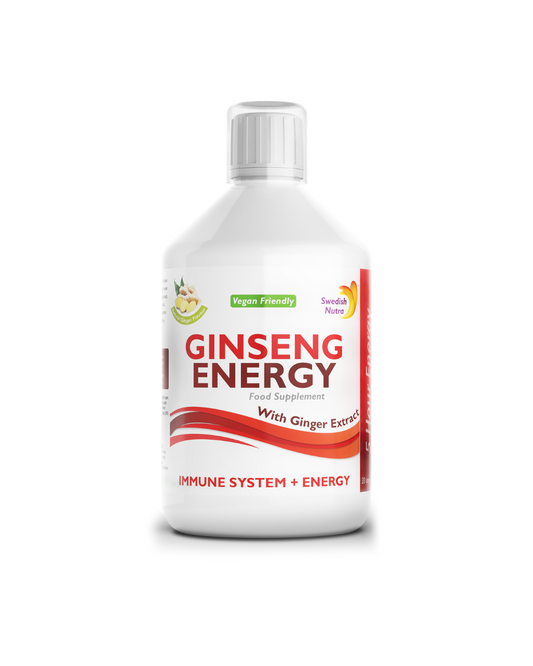 Swedish Nutra Ginseng Energy ženšen na dodanie energie 500 ml