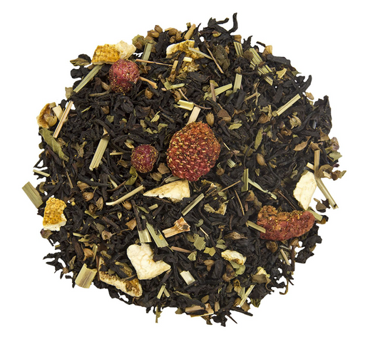 Alveus Premium Black Ice Tea ľadový čaj s čiernym čajom jahodou a citrónom 100g
